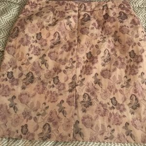 Casual Corner gray and lavender skirt